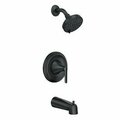 Moen Findlay Tub and Shower Trim with Valve in Matte Black 82518BL